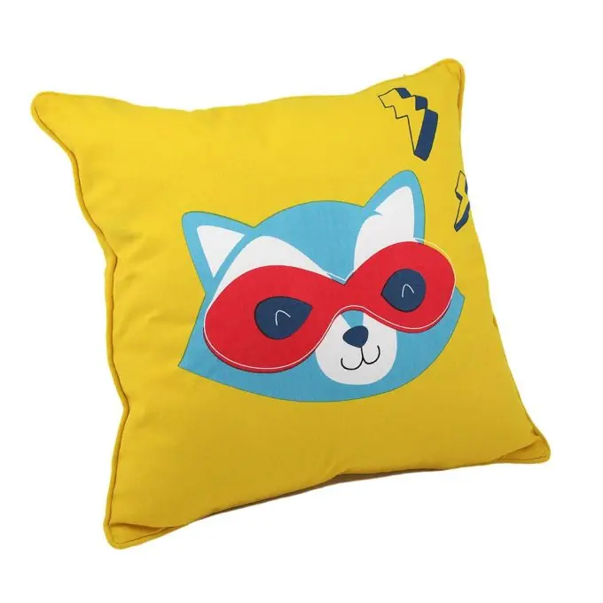 Exklusiv Kissen Super-Heroe gelb