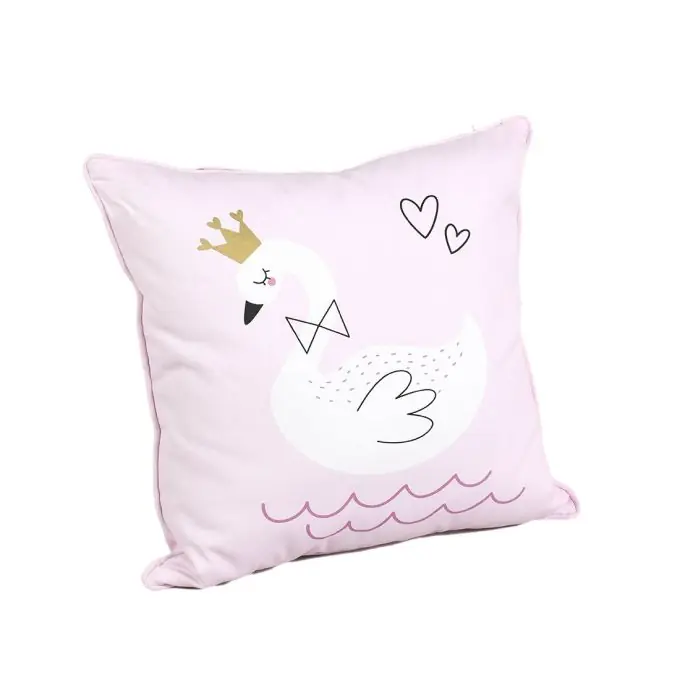 Neue Ware Kissen Schwann rosa