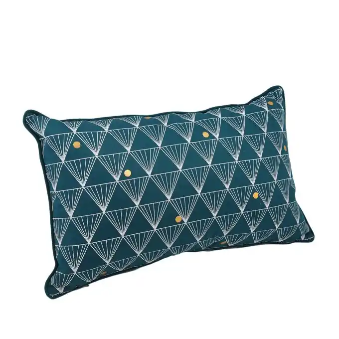 Großhandel Kissen Dreiecker entenblau