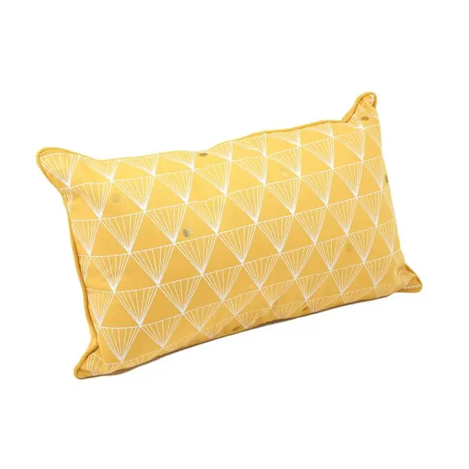 Markenprodukt Kissen Dreieck gelb