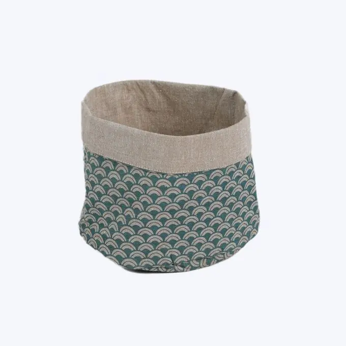 Korb Blau/Taupe Sale