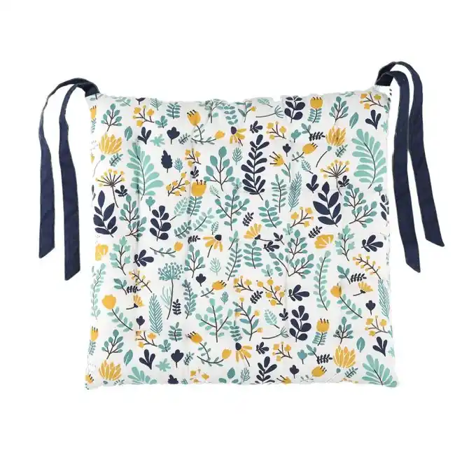 Meistverkauft Stuhlkissen Natur weiß blau