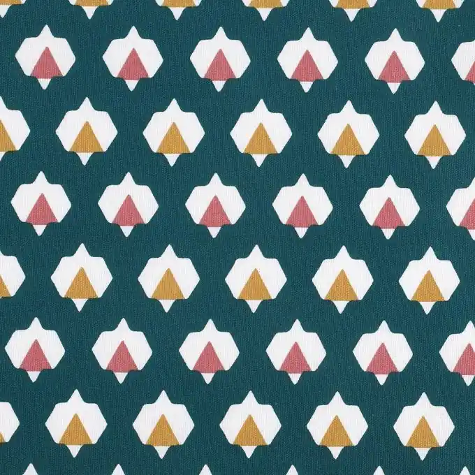 Baumwollstoff Moucharabie Grün Im Trend