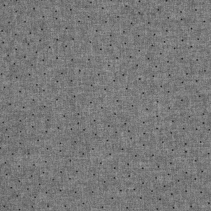 Original Polyesterstoff Punkte grau