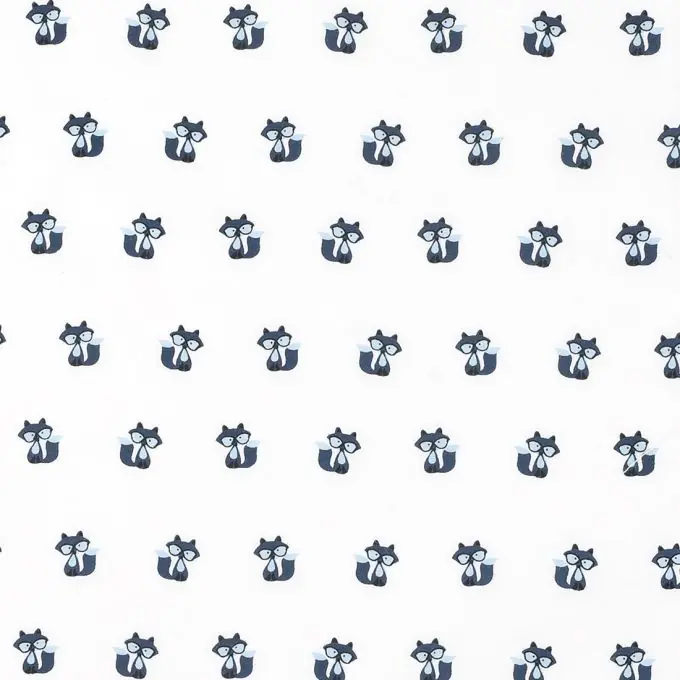 Aktuell Popelinestoff mit Katzen in Marineblau.