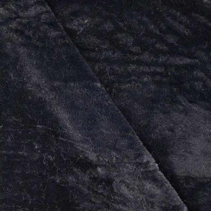 Ab Werk Kunstpelz dunkelblau