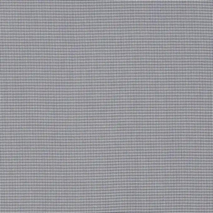 Hochwertig Popeline mit Mikrokaros in Marineblau und Weiß