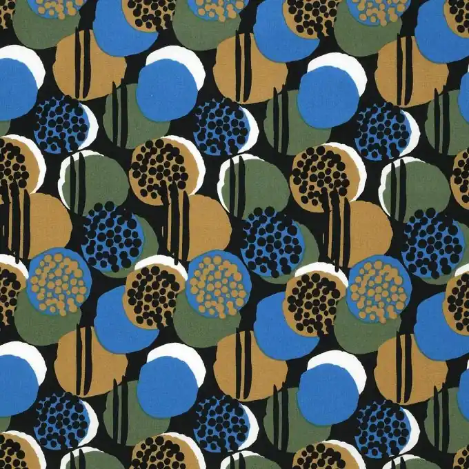 Nur Für Kurze Zeit Popeline Baumwolle Ballons Schwarz