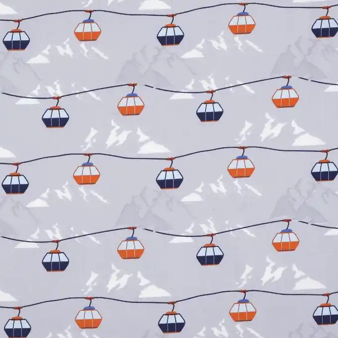 MT Skigondeln Baumwoll-Popeline: Leicht & Ausgefallen Markenware