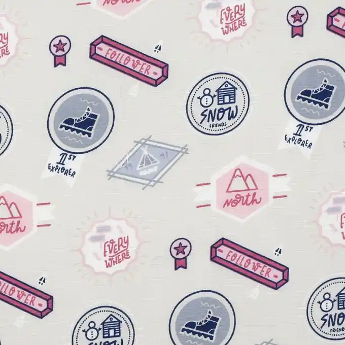 Bestseller Popeline-Baumwolle Aufbügelbilder beige Hintergrund