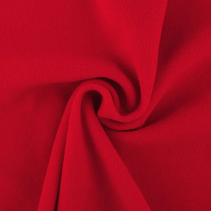 Neu Roter Fleece-Stoff