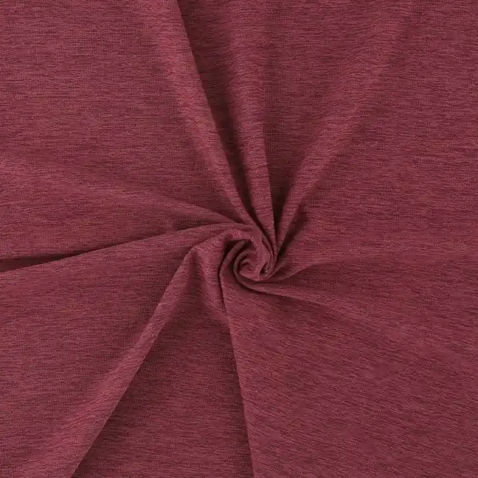 Markenware Dehnbarer, jerseyartiger Stoff, rosa meliert