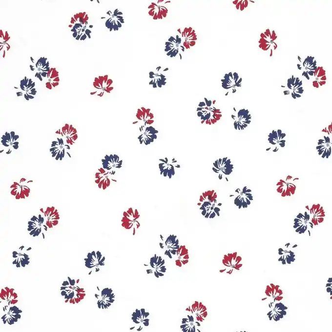 Ausverkauf Jersey Blumen weiss