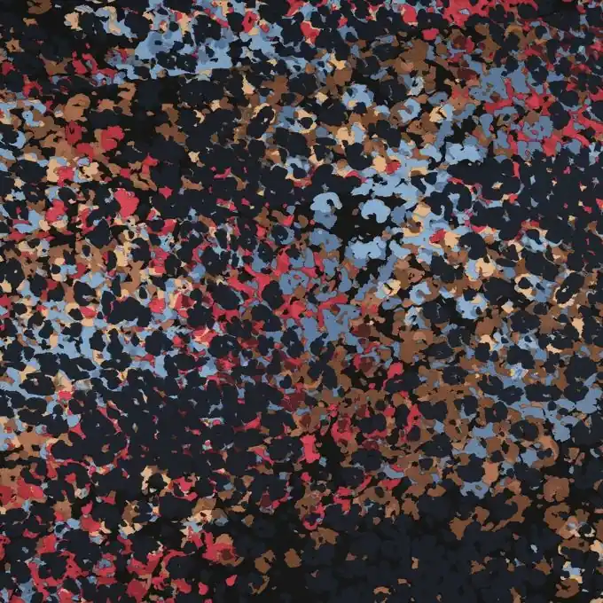 Multicolor Konfetti Kreppstoff, 150 cm Breite Kostenloser Rückversand