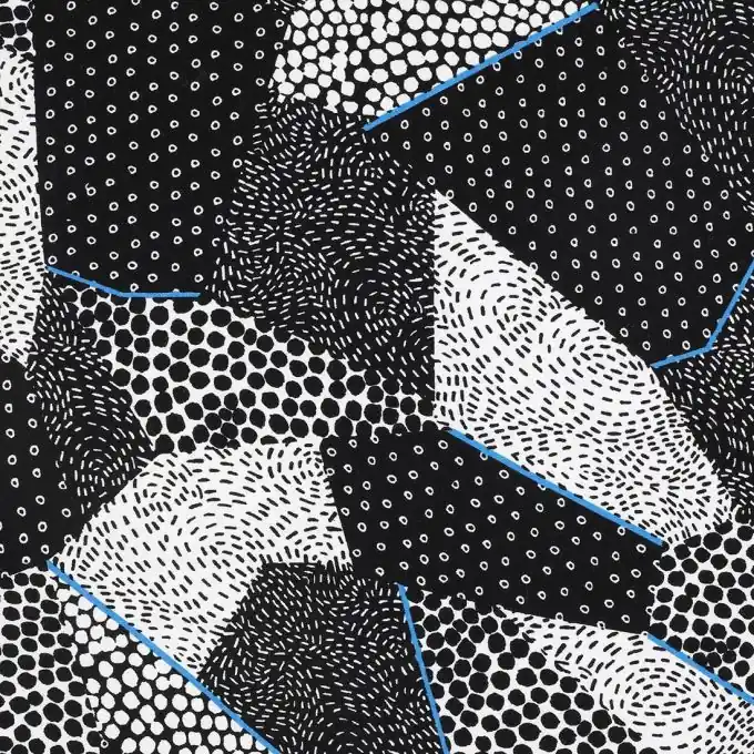 Grafischer Viskose-Jersey-Stoff Echt