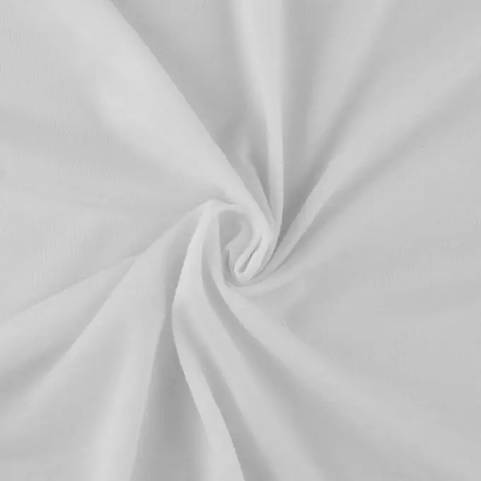 Stretch atmungsaktiver Stoff in Weiß Wochenendangebot