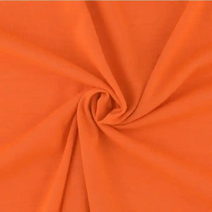 Atmungsaktives orangefarbenes Stretch-Gewebe Kostenloser Versand