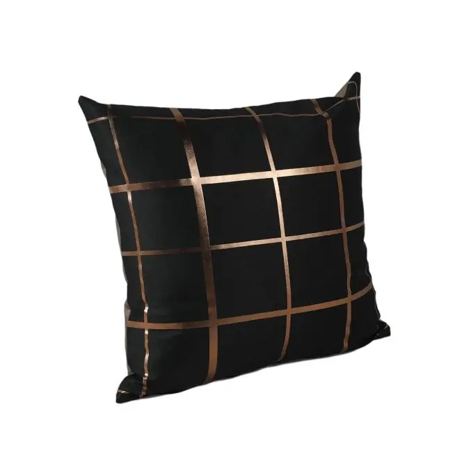 Original Kissen Karos goldfarben