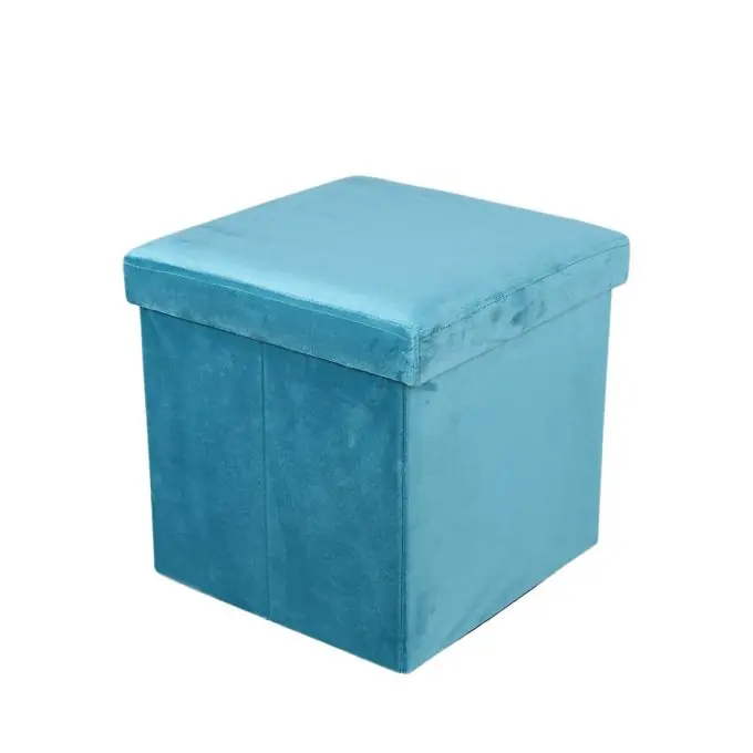 Pouf/Aufbewahrungsbox blau Expressversand