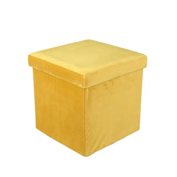 Samtsessel/Koffer gelb Begrenztes Angebot