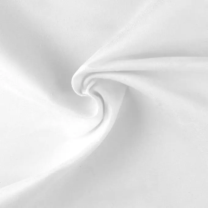 Aktuell Stoff aus weißem Wildlederimitat