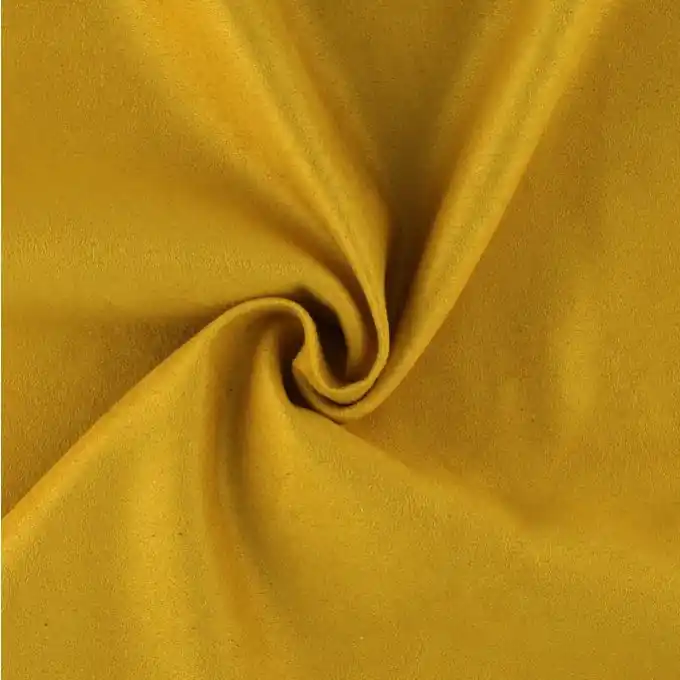 Wildlederimitation Gelb Exklusiv