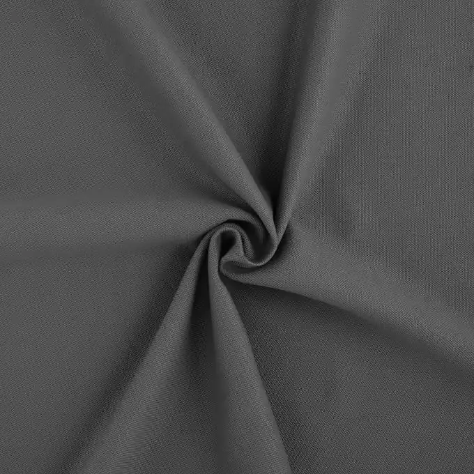 Top-Preis Stoff Halbpanamabindung Anthrazit Zahra