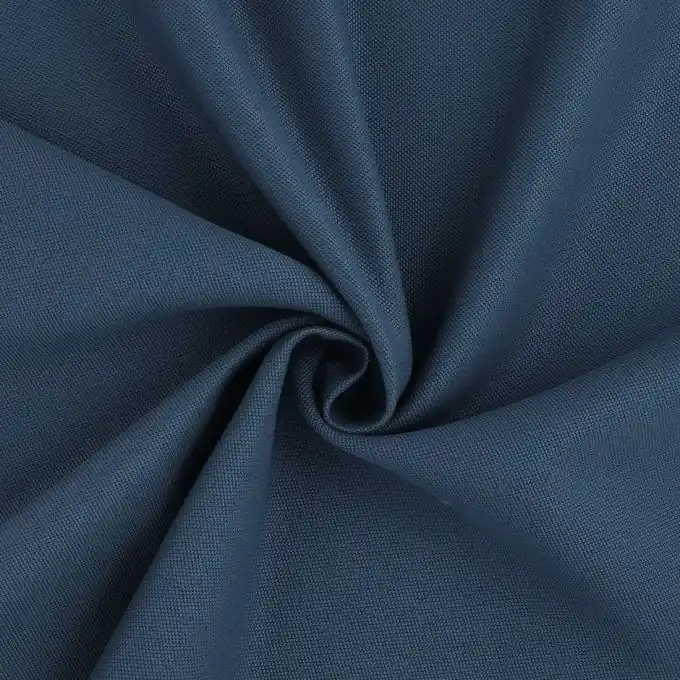 Stoff Halbpanamabindung Marineblau Zahra Neu Im Sortiment