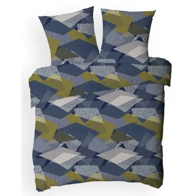 Ausverkauf Bettwäscheset Geomuster 2 Personnen