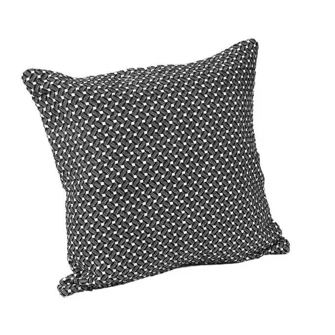 Jacquard – Kissen schwarz ecru Exklusiv