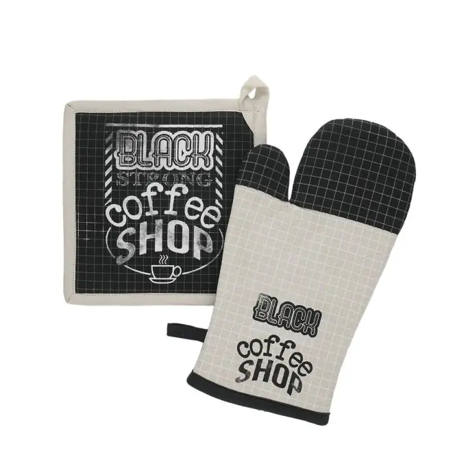 Top-Preis Handschuh- und Topflappen-Set 20×20 und 18x30cm coffee shop