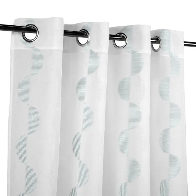 Vorhang Halbkreis blau weiß Sofort Bestellen