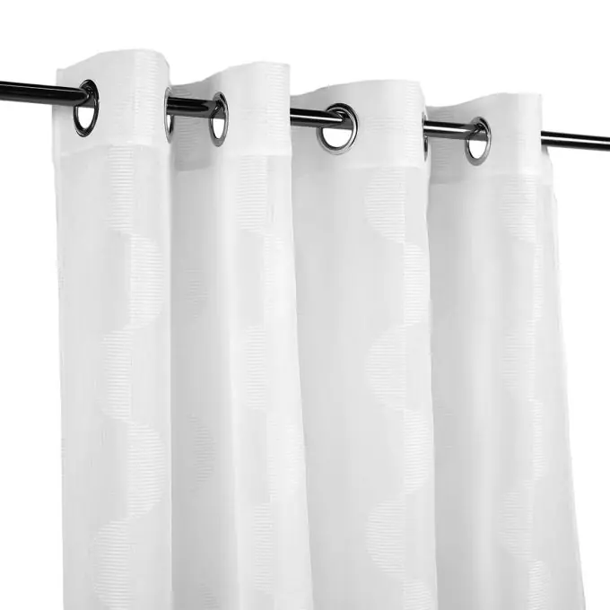 Vorhang Halbkreis weiß Jetzt Zugreifen