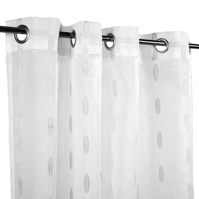 Vorhang bestickt Linien Mega-Angebot