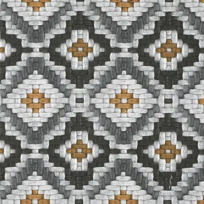 Dicker Baumwollstoff mit Motiven in Orange Neue Kollektion