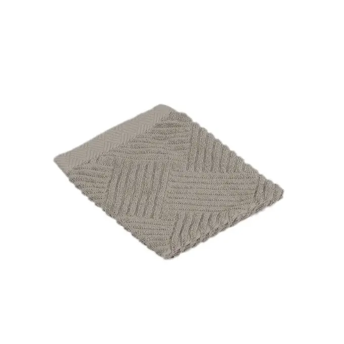 Knallerangebot Waschlappen Linien taupe