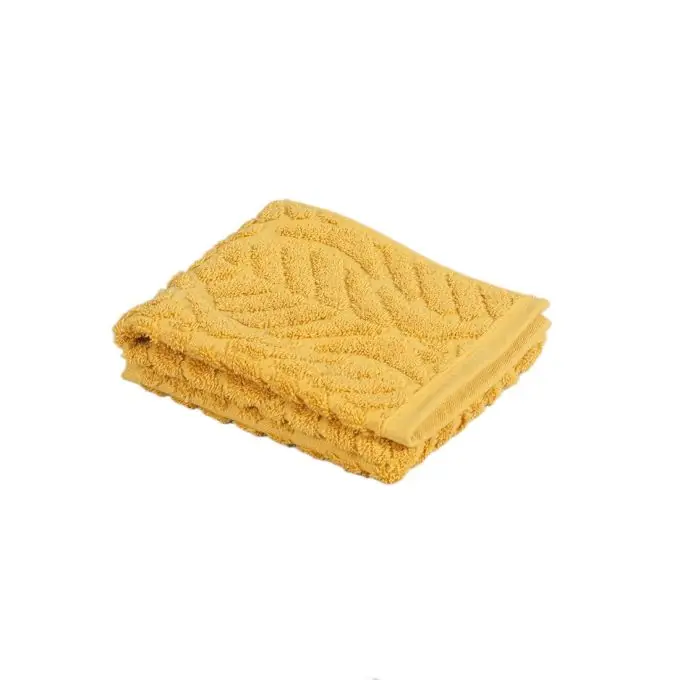 Gasthandtuch Blätter gelb Preis Gesenkt