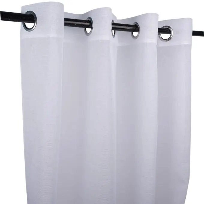 Vorhang Lurex weiß Abverkauf