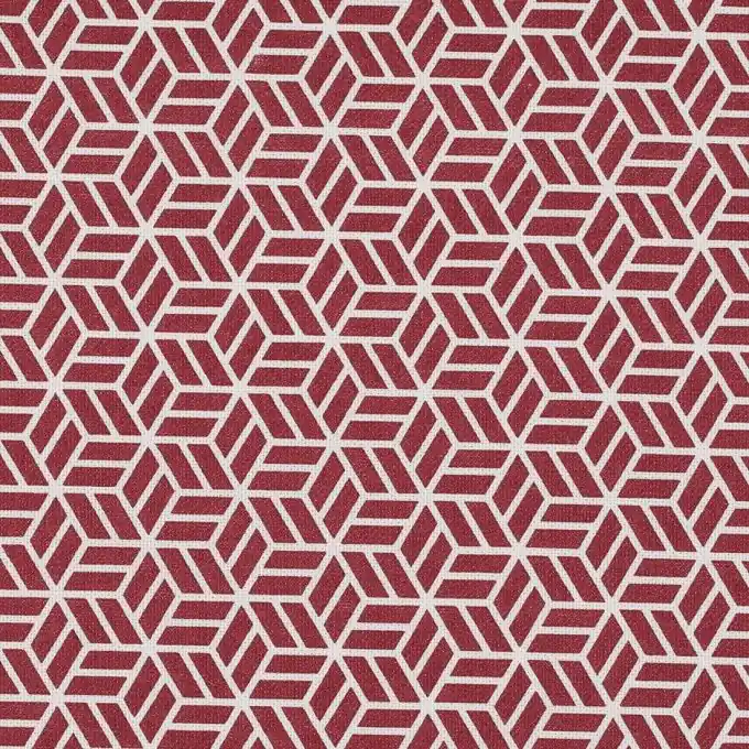 Deko-& Vorhangsstoff Baumwolle Dunkelrot Mengenrabatt