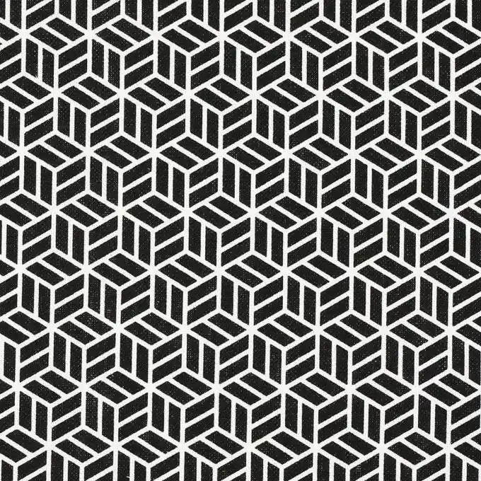 Deko-& Vorhangsstoff Schwarz Baumwolle Neue Ware