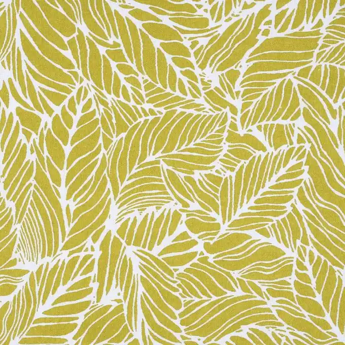 Bestseller Weicher beschichteter Baumwollstoff mit anisgrünen Blättern