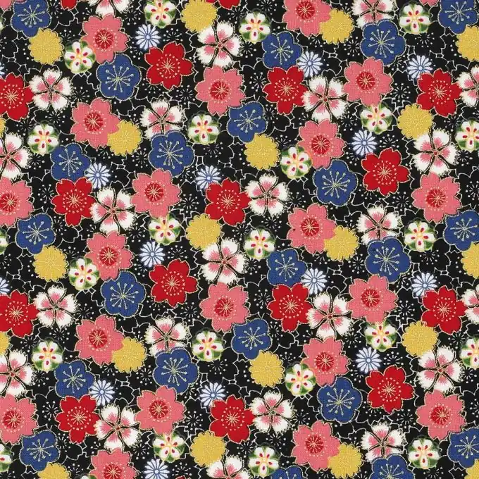 Top-Angebot Popeline Blumen Japan