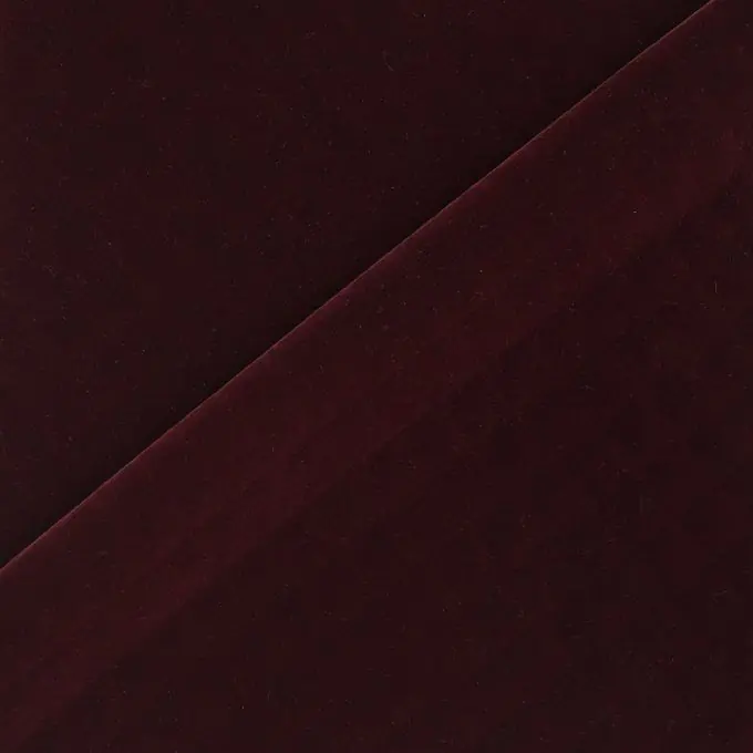 Meistverkauft Gesteppter Samtstoff bordeauxrot