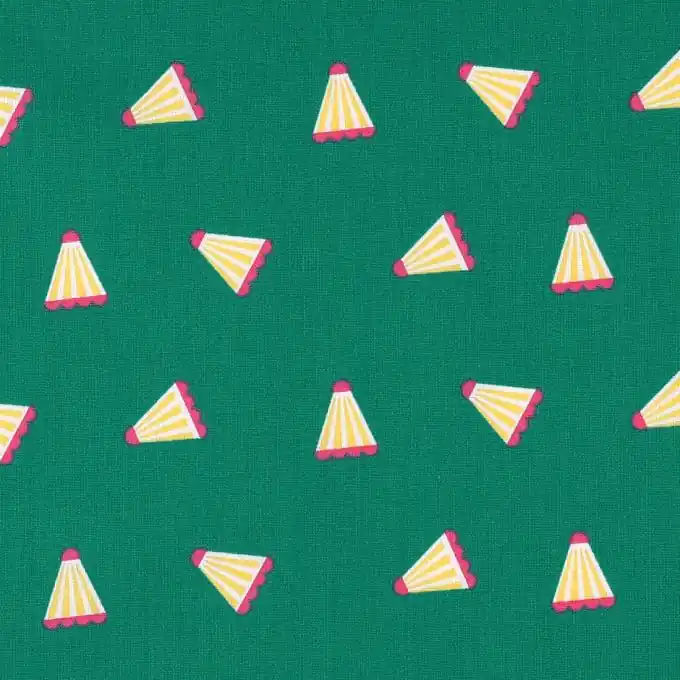 Markenware Cretonne badminton vert 150cm