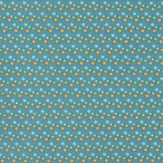 Cretonne etoiles bleu 150cm Handgefertigt