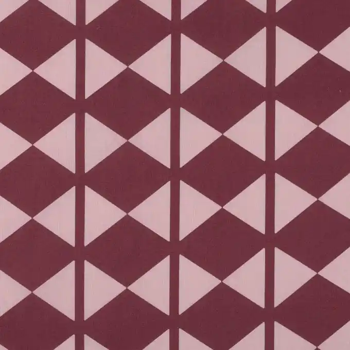 Saisonangebot Stoff aus Baumwolle mit rosa und weinroten Karos