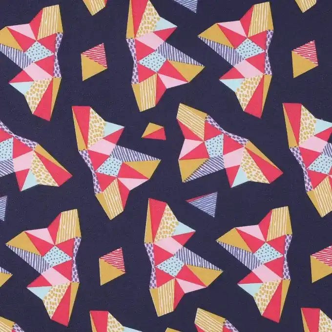 Beliebt Cretonne montagnes bleu 150cm