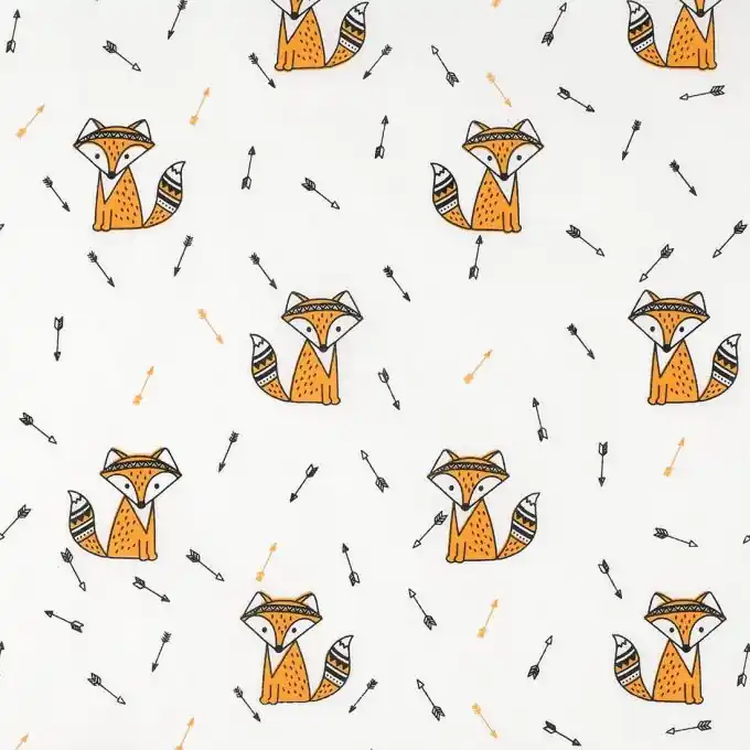 Jetzt Kaufen Baumwollstoff Füchse & Pfeile