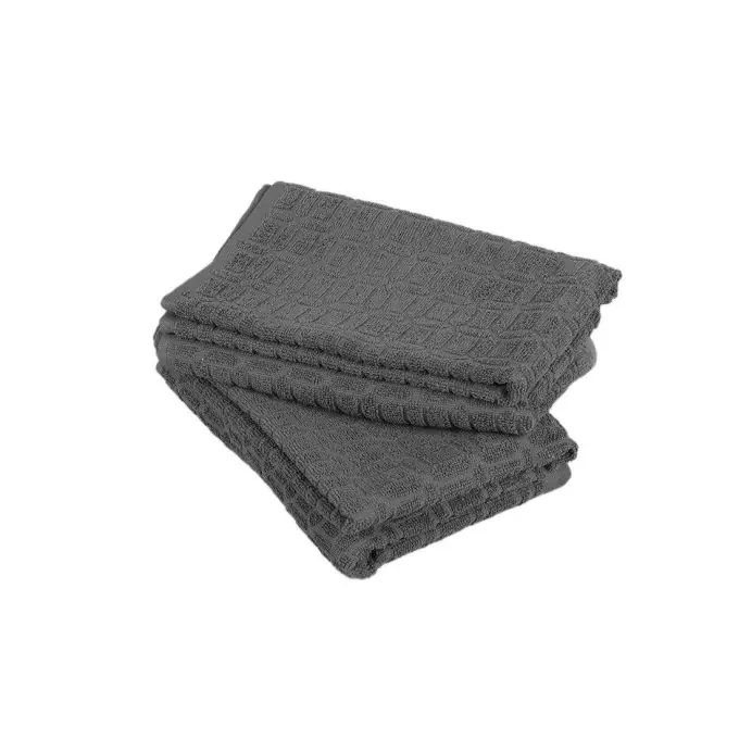 Bestseller Set 2 Handtücher Lanka 50 x 100cm anthrazit