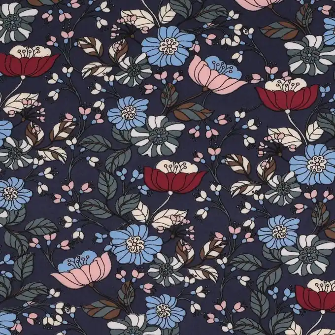 Popeline Blumen Top-Preis